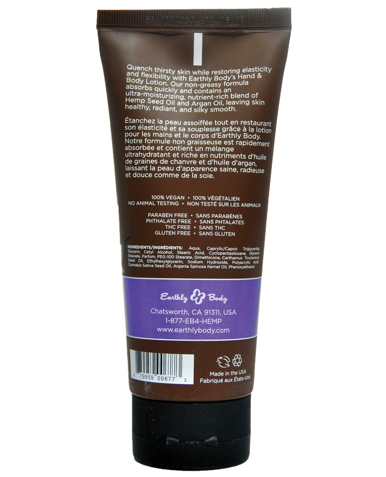 Earthly Body Loción para manos y cuerpo Marea alta 7 fl oz Imagen secundaria del producto