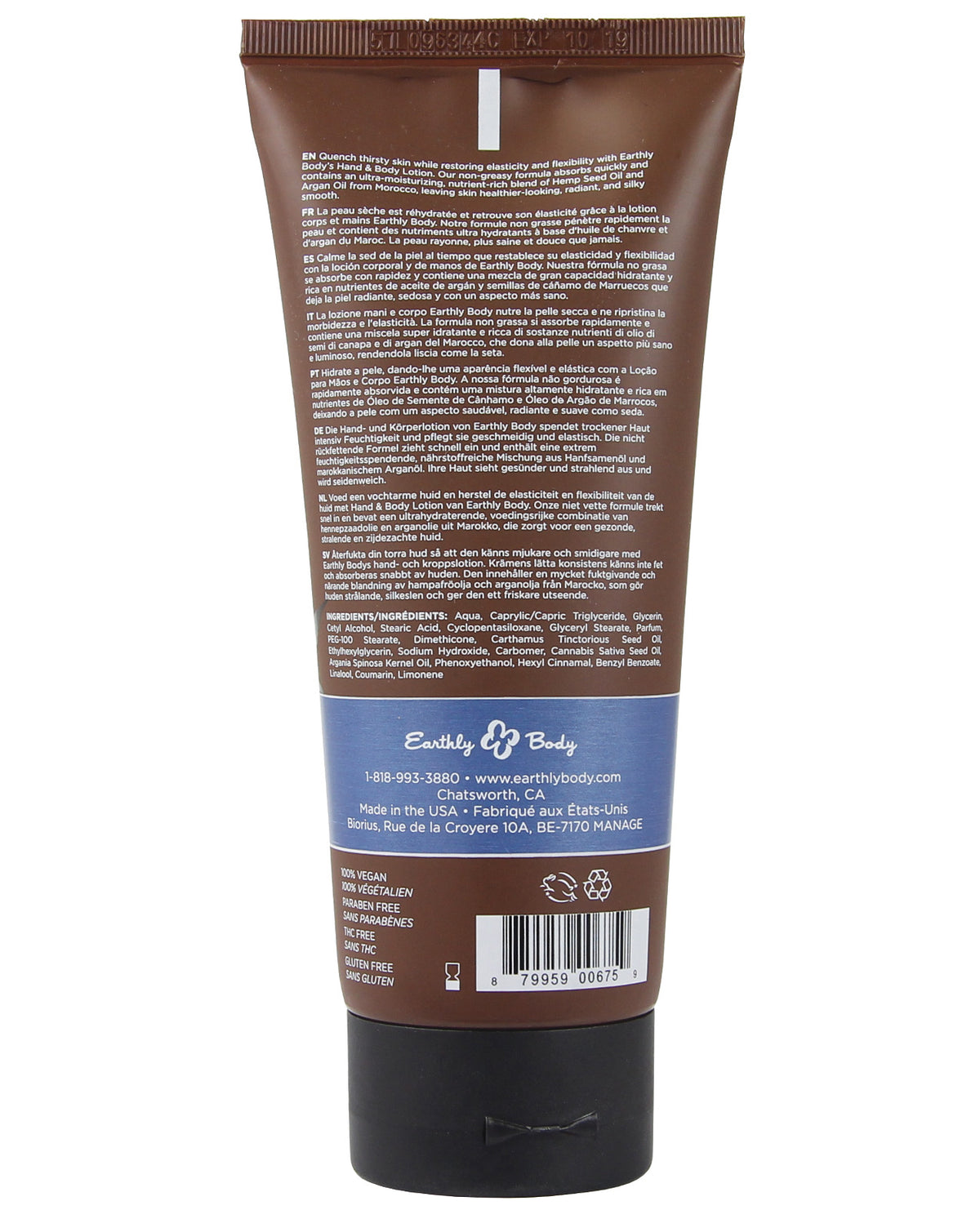 Earthly Body Hand & Body Lotion Moroccan Nights 7 fl oz