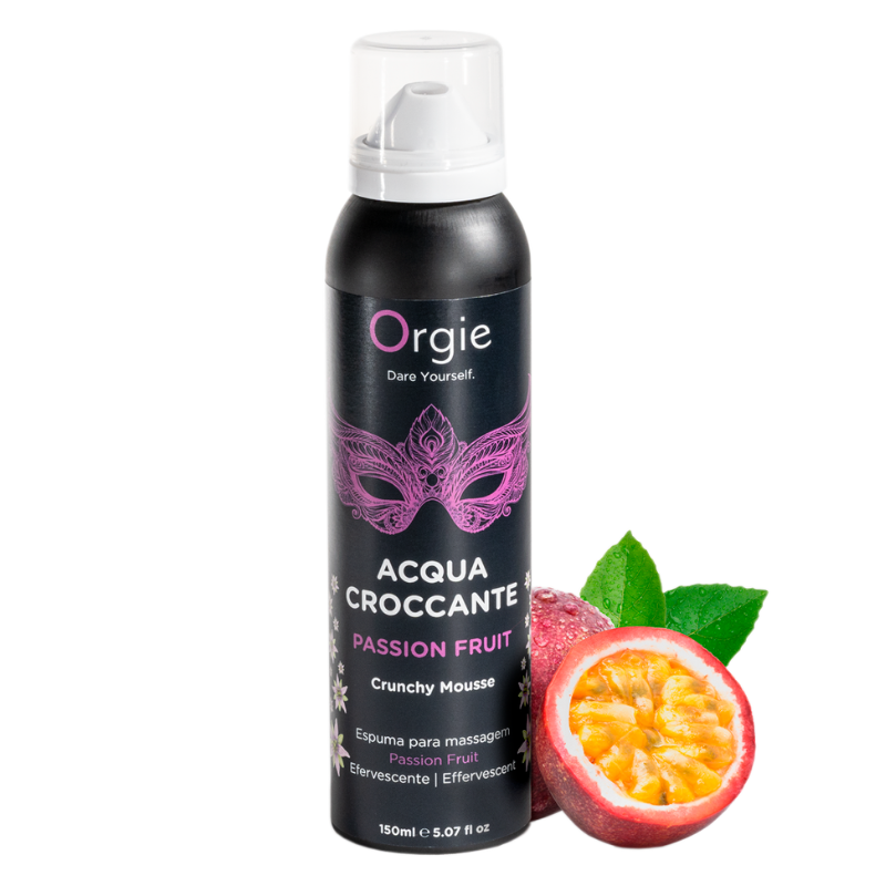 Orgie Acqua Croccante Passion Fruit Crunchy Mousse 150ml Secondary image