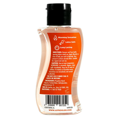 Astroglide Warming Liquid Lubricant 120ml  WorldCondoms