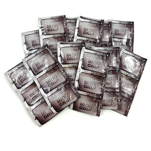 Caution Wear Iron Grip natural rubber condoms ️ WorldCondoms