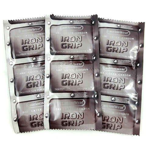 Caution Wear Iron Grip premium latex condoms ❤️ WorldCondoms