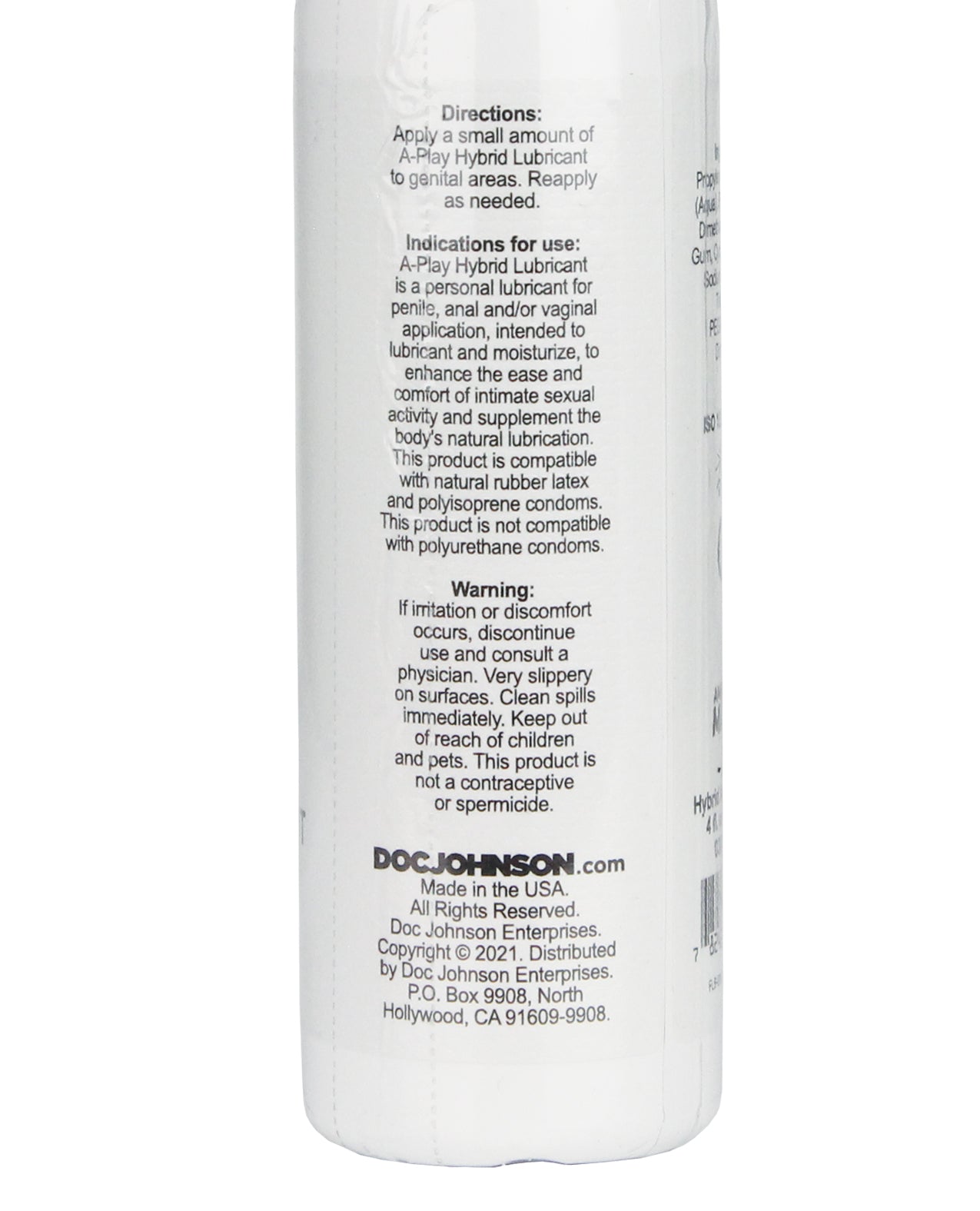 A-Play HYBRID ANAL Lubricante 4 oz Imagen secundaria del producto