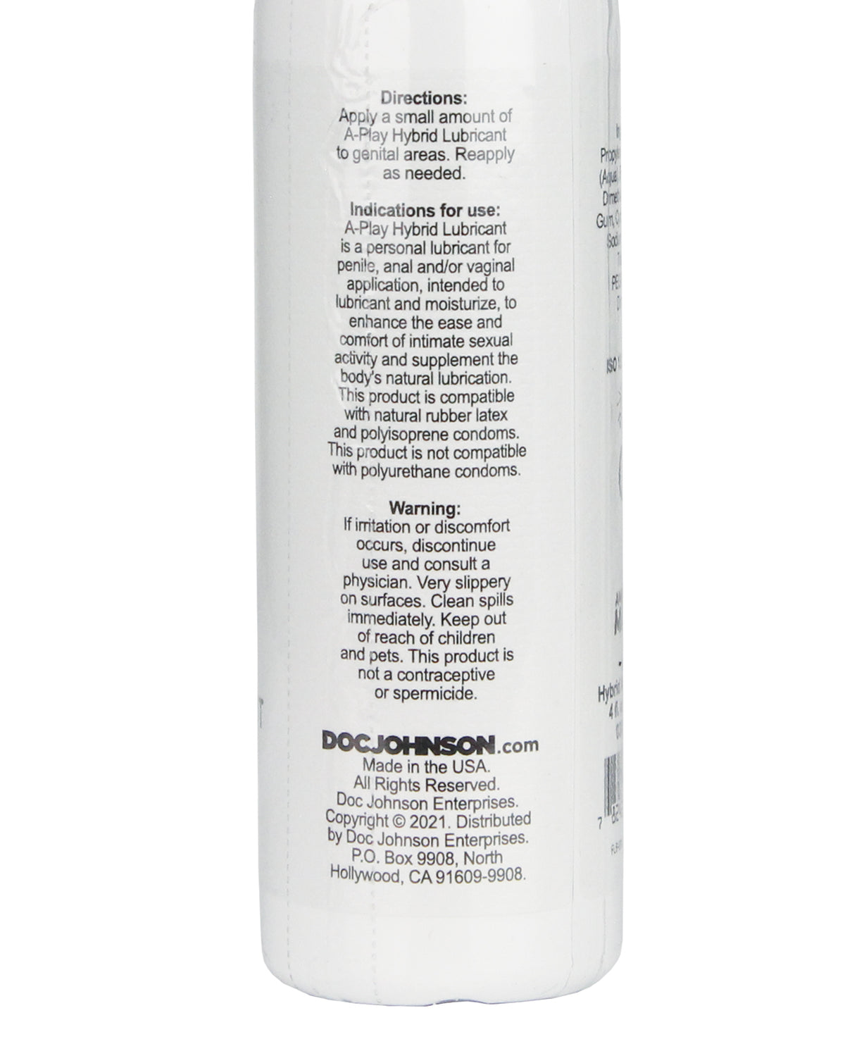 A Play HYBRID ANAL Lubricant 4 fl oz