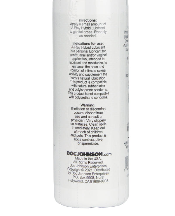 A Play HYBRID ANAL Lubricant 4 fl oz