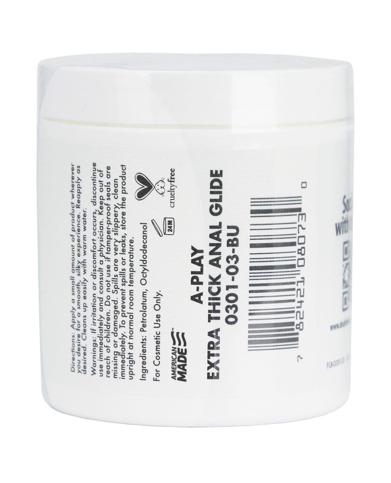 A-Play extra grueso ANAL Glide Amortiguación a base de aceite 4.5 oz Imagen secundaria del producto