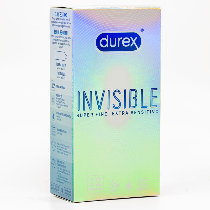 Durex Invisible Extra Sensitive 12 Box  WorldCondoms