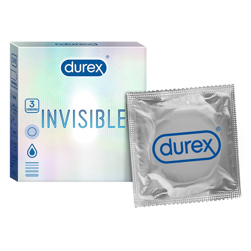 Durex Invisible Extra Lubricated Condoms 3 Box ️ World Condoms ...