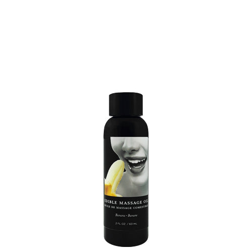 earthly body banana edible massage oil 