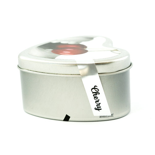 Earthly Body Heart Candle Cherry 113g Massage