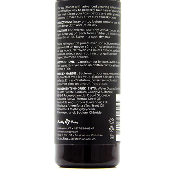 Earthly Body Hemp Seed Toy Cleaner 120ml 4fl oz