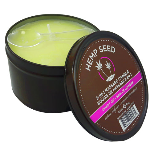 Earthly Body 3-in-1 Massage Candle Skinny Dip 170g Secondary image