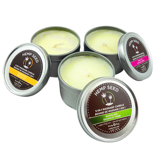 earthly body 3 in 1 massage candle trio 