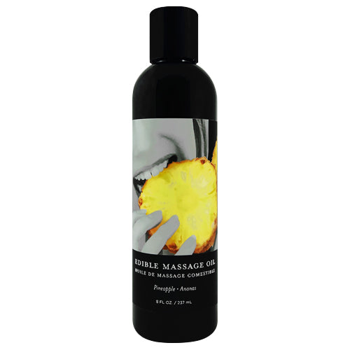 earthly body pineapple edible massage oil 60ml Bottle