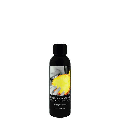 earthly body pineapple edible massage oil 