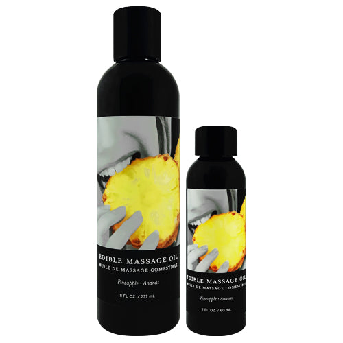 Earthly Body Edible Massage Oil - 2 oz Pineapple