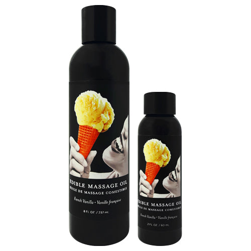 Earthly Body Vanilla Edible Massage Oil Imagen principal del producto
