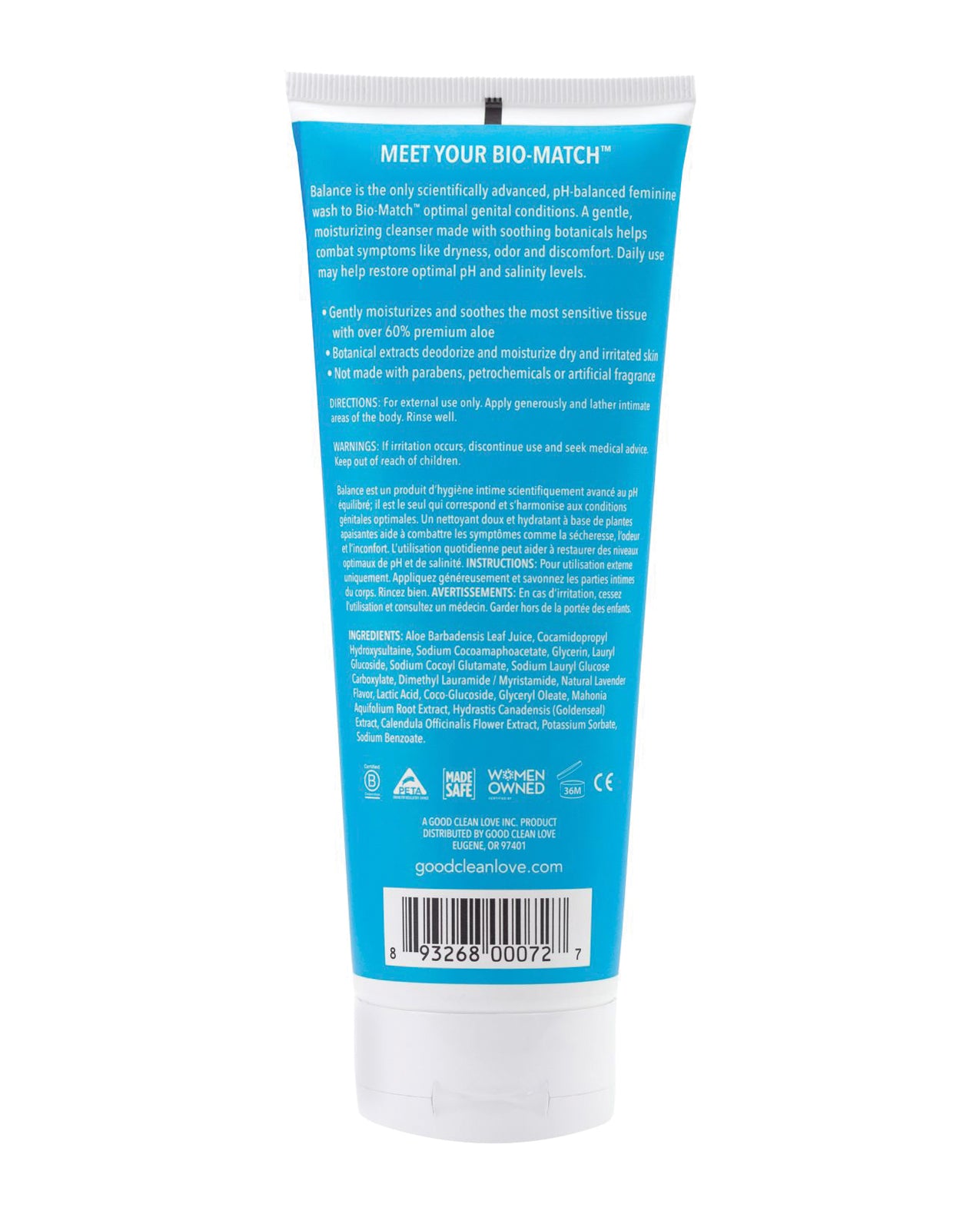 Good Clean Love Balance Moisturizing Wash 8 fl oz Secondary image