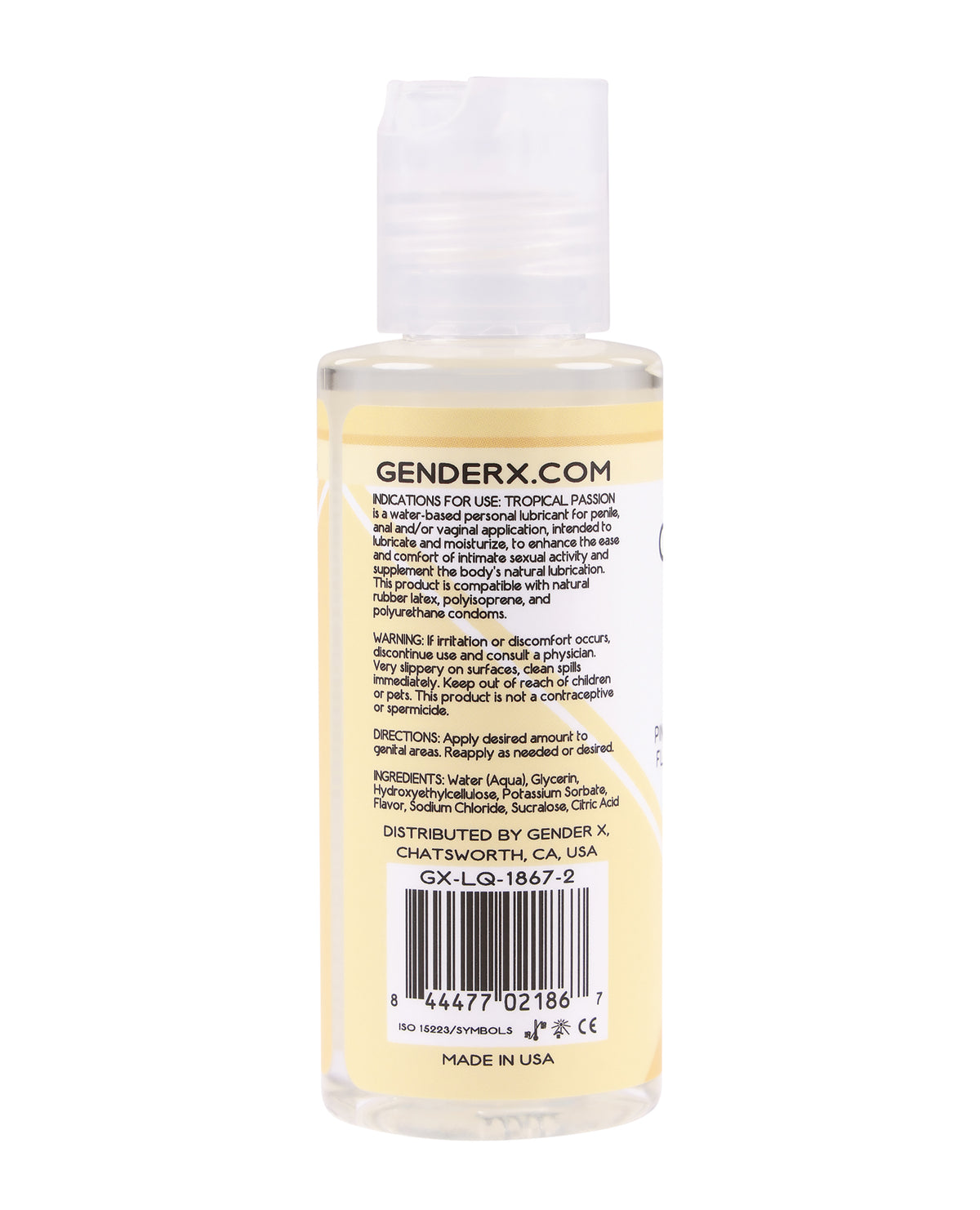 Gender X Flavored Lube Tropical Passion