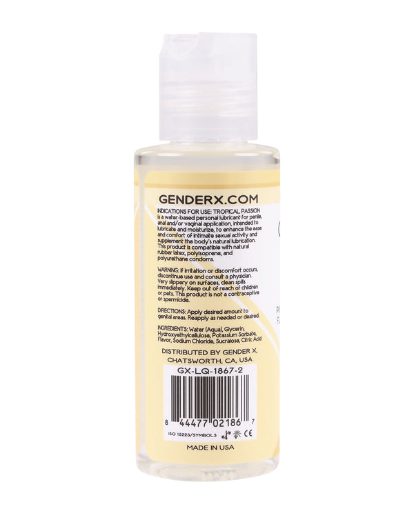 Gender X Flavored Lube Tropical Passion