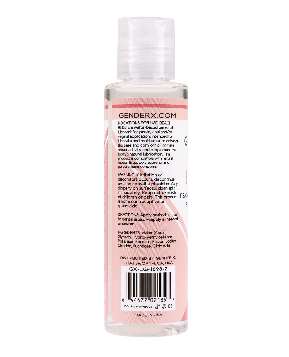 Gender X Flavored Lube Beach Bliss