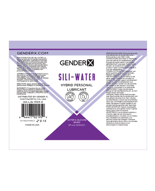 Gender X Sili-Water
