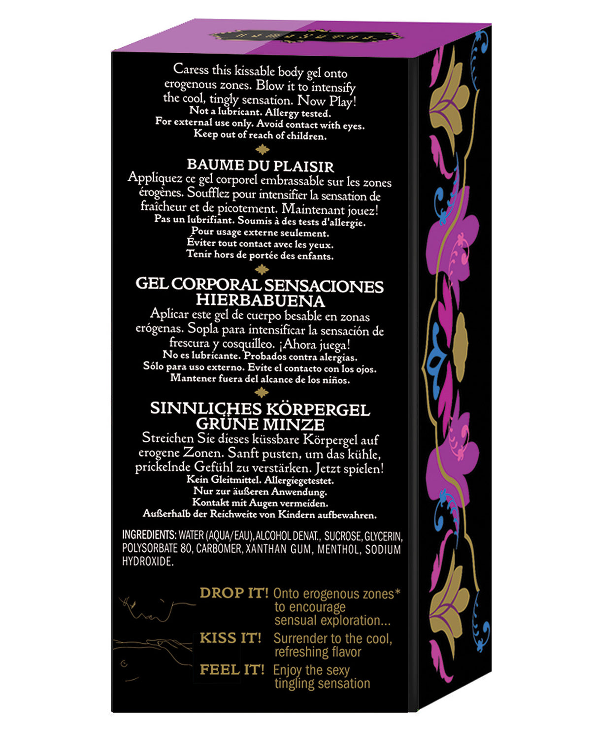 Kama Sutra Pleasure Balm Sensations Raspberry Kiss 1.7 fl oz