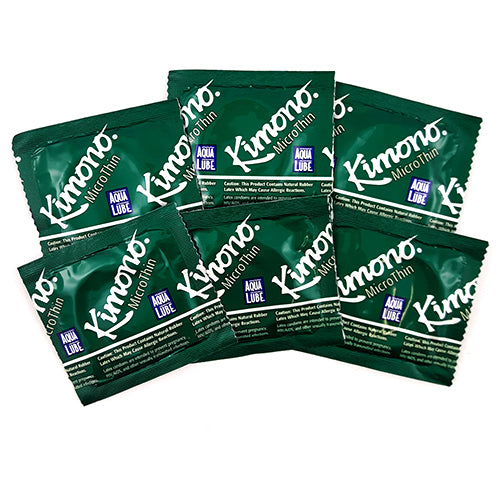 Kimono MicroThin con Aqua Lube Imagen secundaria del producto
