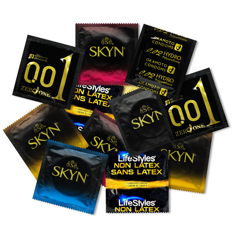 Latex-Free Condoms Sampler Pack Latex-Free Condoms Sampler Pack