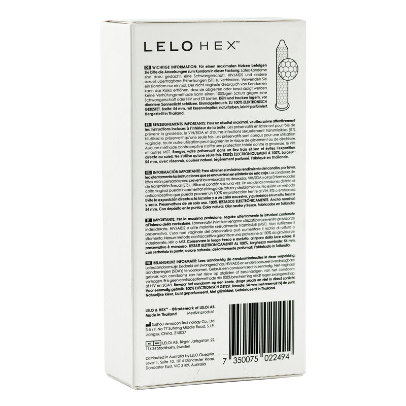 Lelo Hex Original Paquete de 12 Imagen secundaria del producto