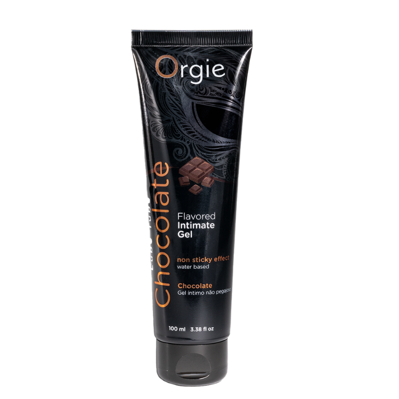 Orgie Lube Tube Chocolate Flavored  WorldCondoms