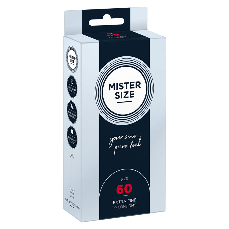 Mister Size 60mm Larger Condoms Box 10 ❤️ WorldCondoms