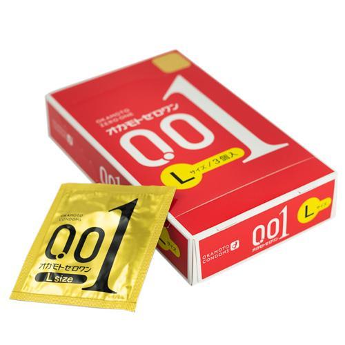 Okamoto 001 talla L, paquete de 3 Imagen secundaria del producto