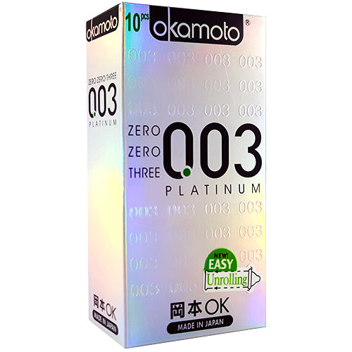 Okamoto 003 Platinum Condoms 10 Box ❤️ World Condoms – WorldCondoms