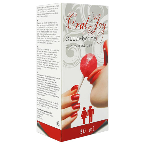Cobeco Oral Joy Strawberry Flavored Gel 30ml Secondary image