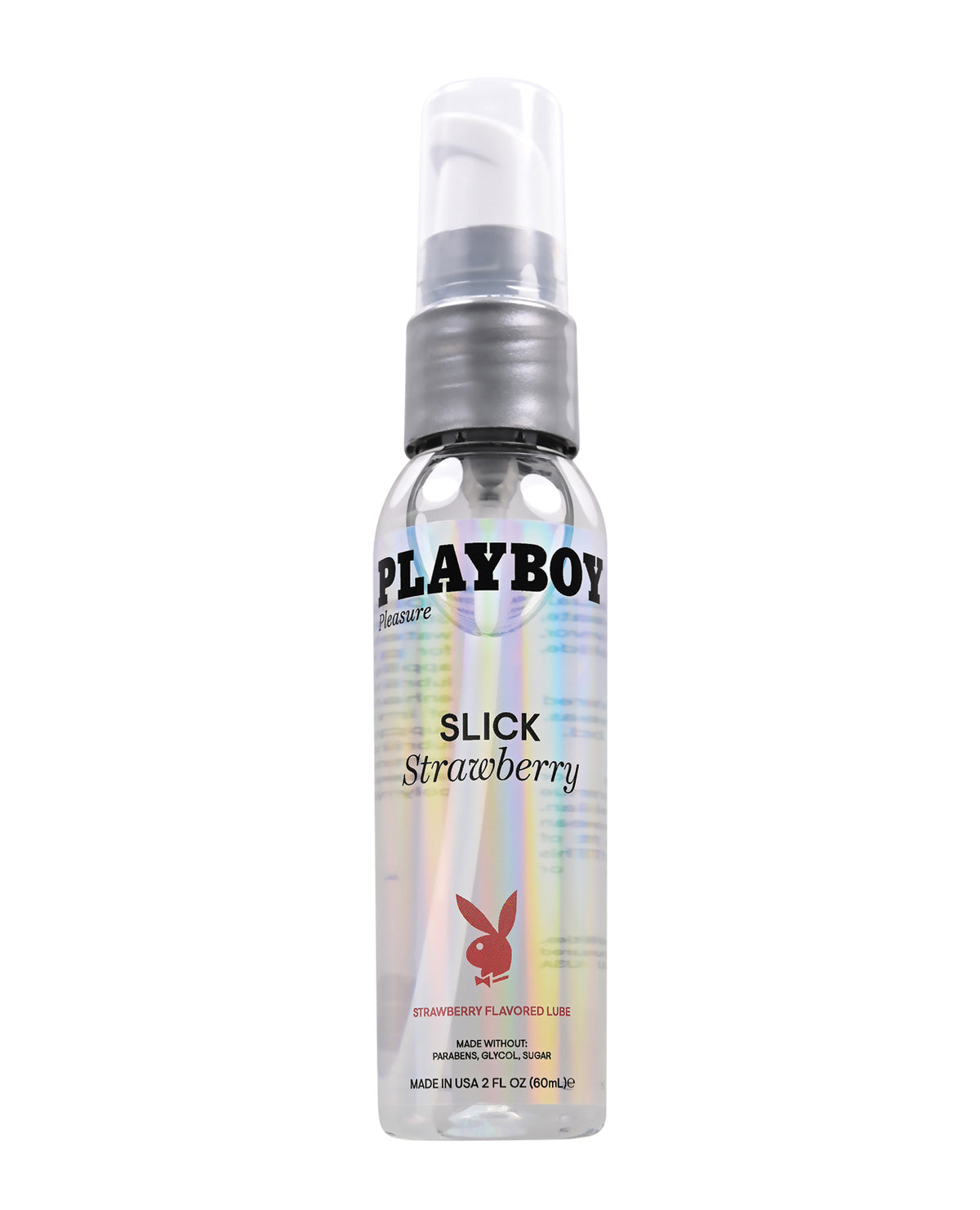 Playboy Pleasure Slick Lubricant Strawberry 2 fl oz