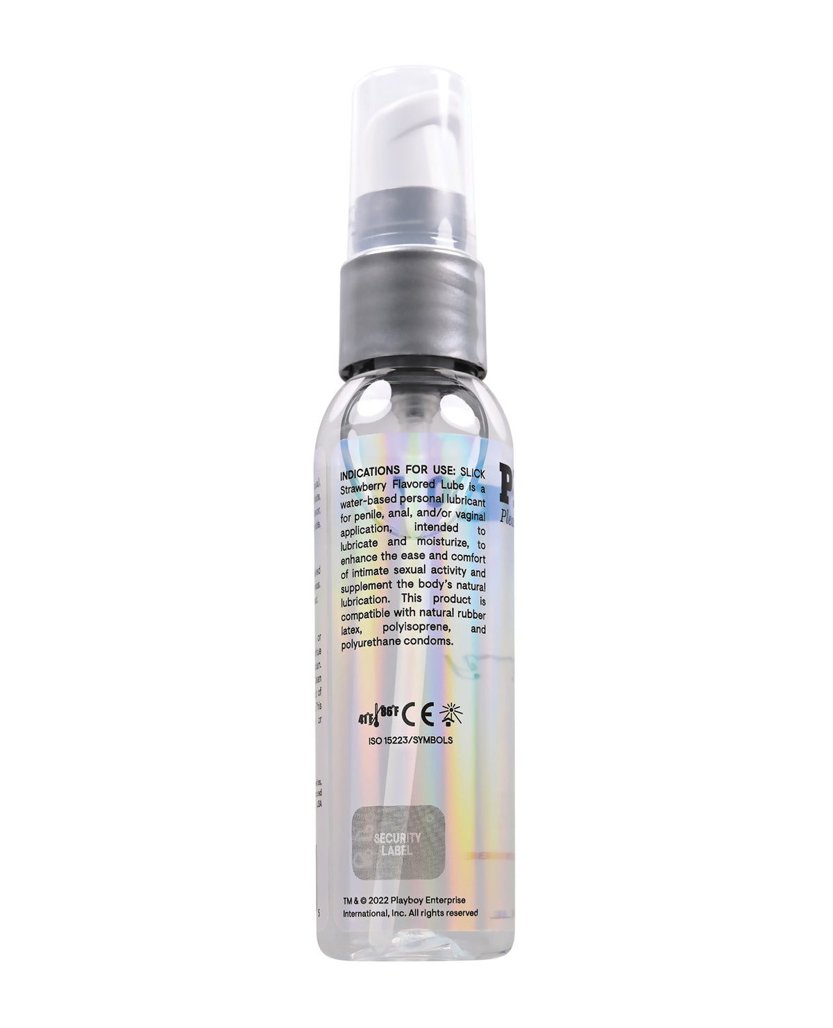 Playboy Pleasure Slick Lubricant Strawberry 2 fl oz