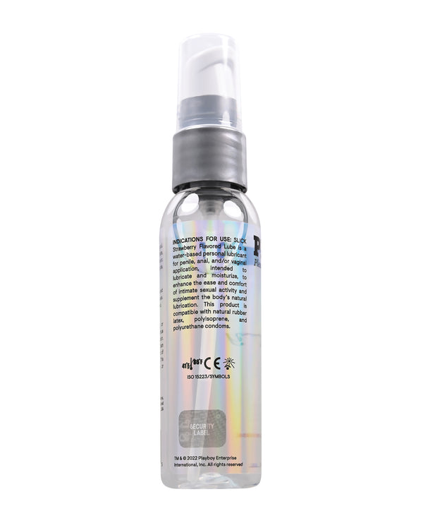 Playboy Pleasure Slick Lubricant Strawberry 2 fl oz
