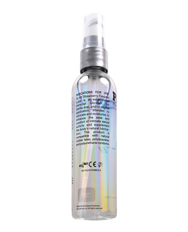 Playboy Pleasure Slick Lubricant Strawberry 4 fl oz