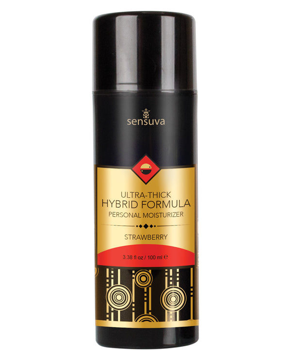 Sensuva ULTRA THICK Hybrid Personal Moisturizer Strawberry 3.38 fl oz