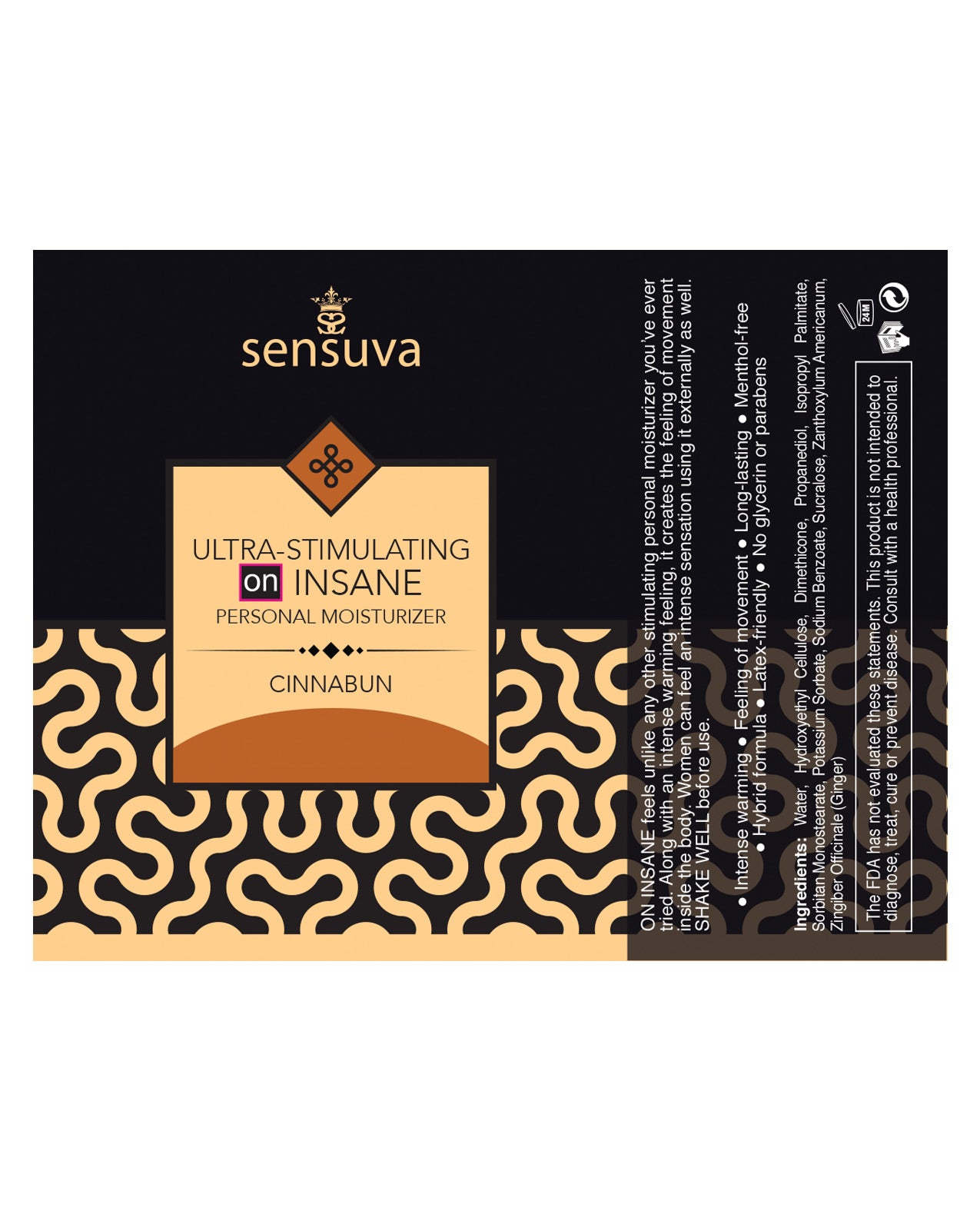 ON Insane ULTRA Stimulating Personal Moisturizer Cinnabun 1.93 fl oz Secondary image