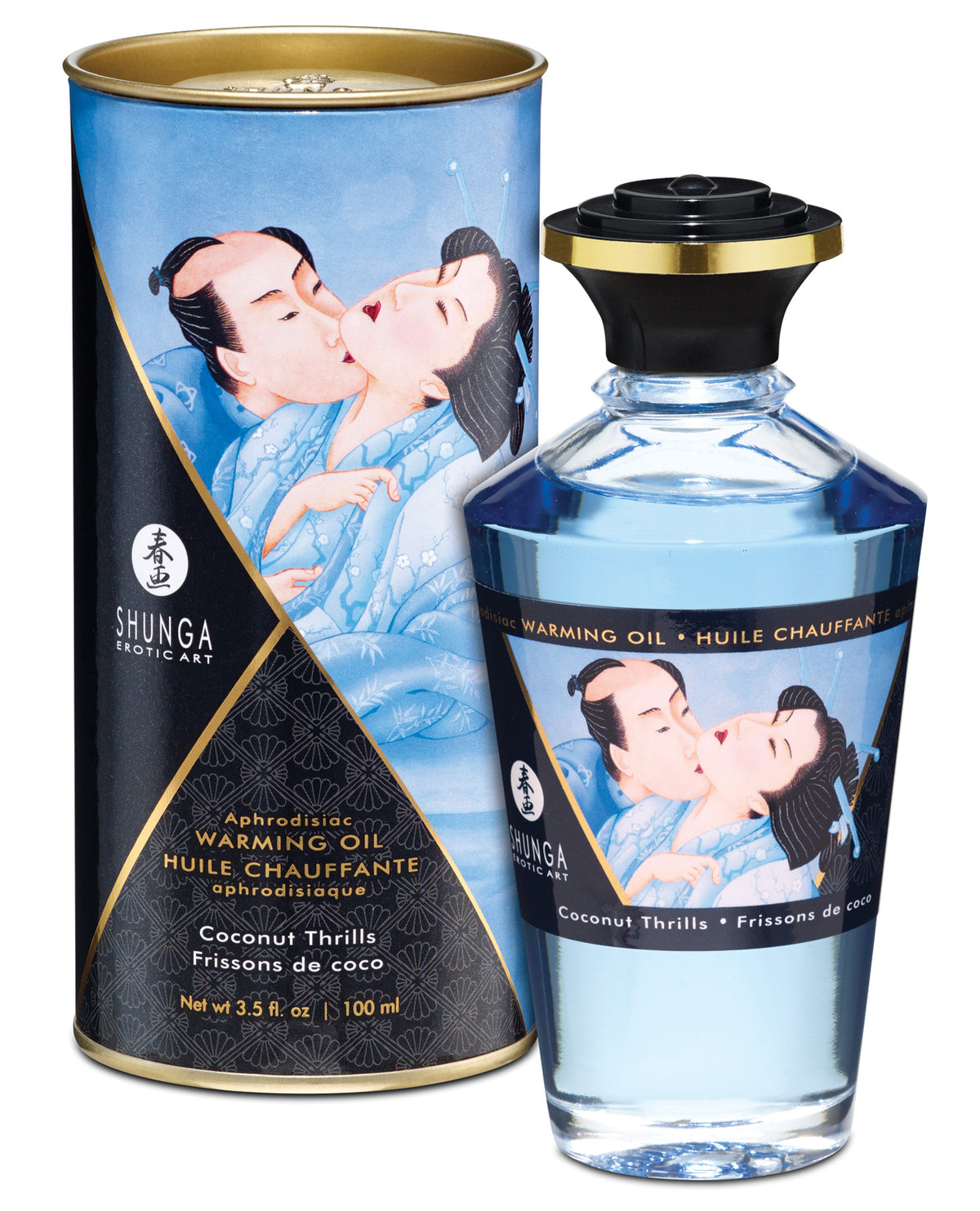 Shunga Warming Oil Coconut Thrills 3.5 fl oz Imagen principal del producto