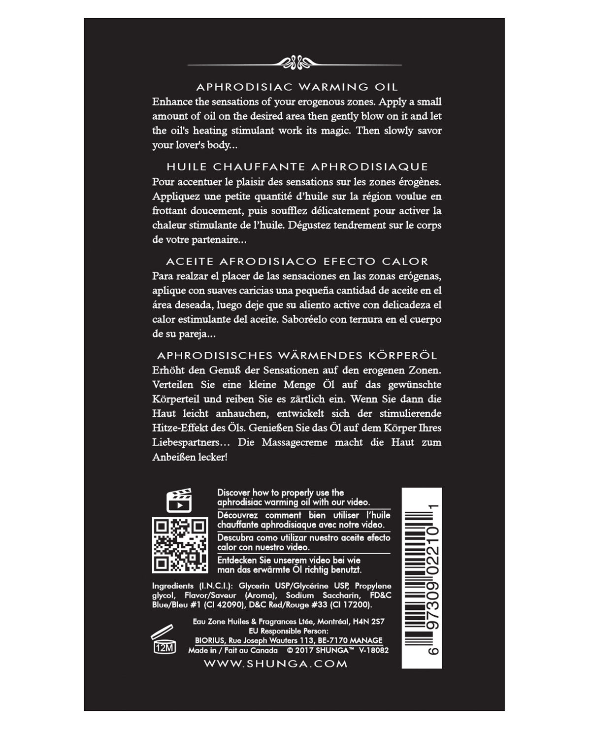 Shunga Warming Oil Coconut Thrills 3.5 fl oz