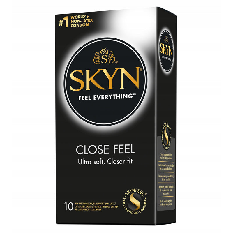 SKYN Feel Everything Close Feel Ultra soft, Closer fit box of 10 condoms.  Imagen principal del producto