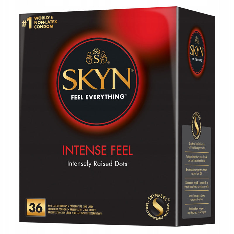 SKYN Intense Feel Intensely Raised Dots Textured Condoms Box Main image