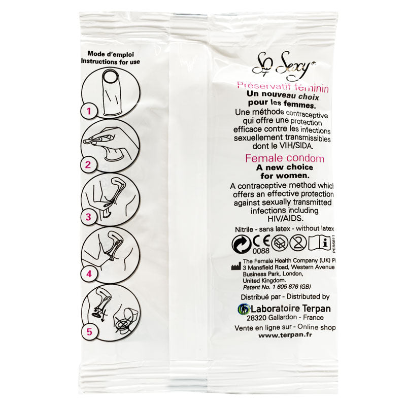 Condón femenino tan sexy Imagen secundaria del producto