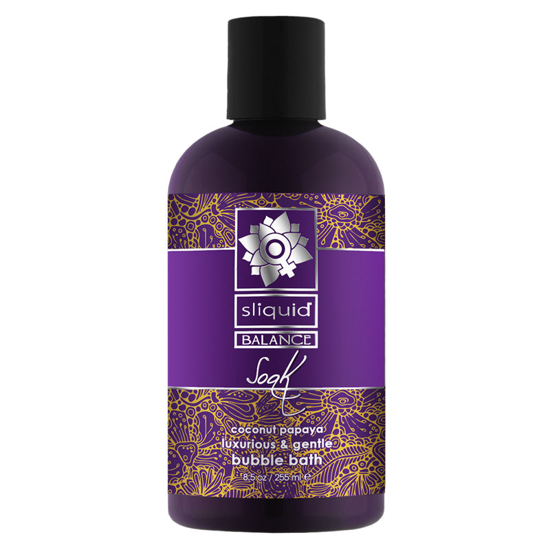 Sliquid Balance Soak Coconut Papaya 255ml | WorldCondoms