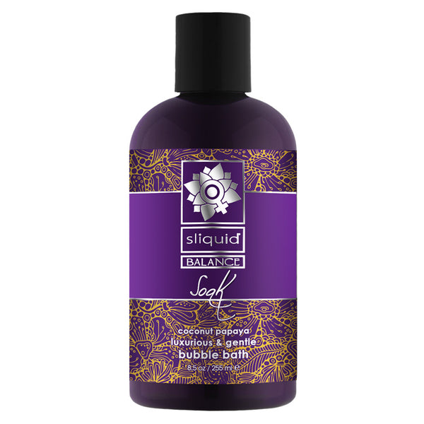 Sliquid Balance Soak Coconut Papaya 255ml | WorldCondoms