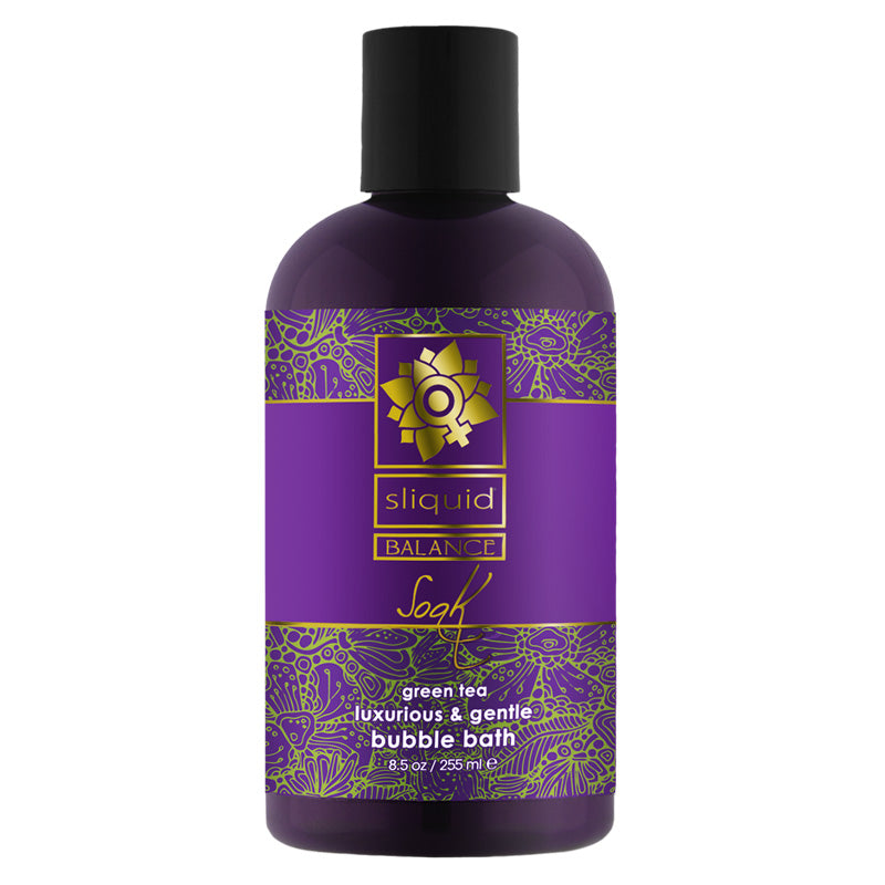 Sliquid Balance Soak Green Tea 255ml | WorldCondoms