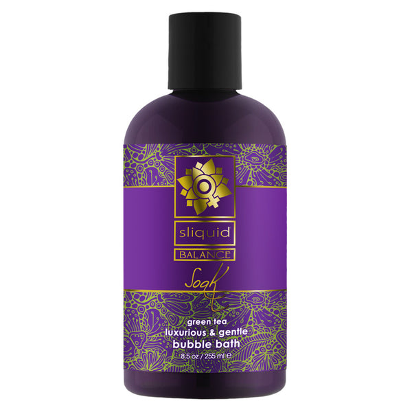 Sliquid Balance Soak Green Tea 255ml | WorldCondoms